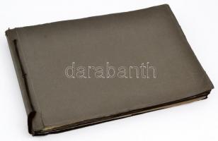 cca 1930-1940 Családi fotóalbum, külföldi és magyarországi utazások (Olaszország, Ausztria, Felvidék...