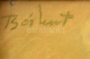 Bálint Rezső (1885-1945): Pincérlány. Pasztell, papír, üvegezett keretben, hibás keretben, 28×32 cm