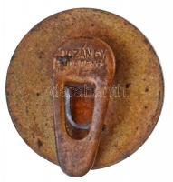 1936. "Nemzetközi Sporthét a Balatonon 1936" zománcozott gomblyukjelvény, hátlapon "B...