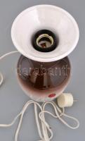 Kerámia lámpatest vezetékkel. 27 cm