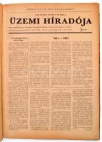 1951 A Budapesti Szikra Nyomda Üzemi Híradója, több szám egybekötve