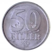 1976. 50f Al technológiai hibás veret T:1-