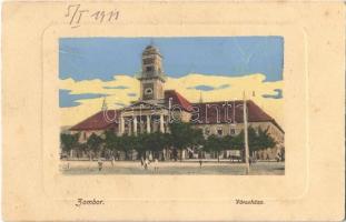 1911 Zombor, Sombor; Városháza. W. L. Bp. 3743. / town hall (EK)
