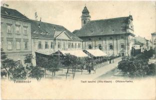 Temesvár, Timisoara; Tiszti kaszinó (Illitz kioszk) / Offiziers-Kasino / officers casino, restaurant (r)