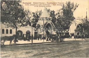 1917 Budapest XIV. Állatkert főbejárata (EK)