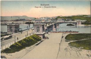 Budapest, Margit híd pesti hídfő. Taussig 66. 1916/20.