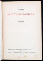 James Fenimore Cooper: Az utolsó mohikán, Bőrharisnya, Vadölő, Nyomkereső, A préri. Bp.,1956-1964,Mó...