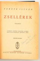Fekete István: Zsellérek. Bp., Királyi Magyar Egyetemi Nyomda. Második kiadás. Kiadói egészvászon kö...