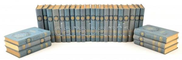 Magyar remekírók sorozat 27 kötete, (4.,7-9.,14-19., 20., 23-24., 27-28.,31-35.,40-43., 45.,48., 50.) Bp.,Franklin. Kiadói szecessziós egészvászon-kötés, változó állapotban, nagyrészt kissé kopottas borítókkal.
