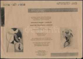 2000 Meghívó Moholy-Nagy László és Mattis Teutsch János kiállítására