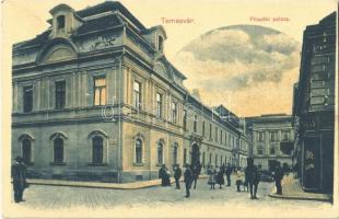 1914 Temesvár, Timisoara; Püspöki palota, úri szabó. Tóth Béla kiadása / bishops palace, tailor