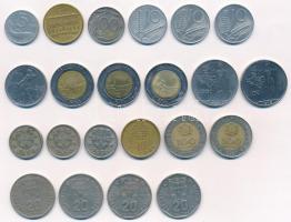 Vegyes: Olaszország 1954-1998. 5L-500L (12xklf) + Portugália 1976-1991. 2 1/2Esc - 100Esc (10x) T:2 Mix: Italy 1954-1998. 5 Lire - 500 Lire (12xdiff) + Portugal 1976-1991. 2 1/2 Escudos - 100 Escudos (10x) C:XF