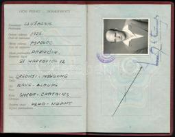 1964 Jugoszláv útlevél / Jugoslav passport