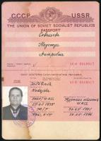 1991 Szovjet fényképes útlevél / passport