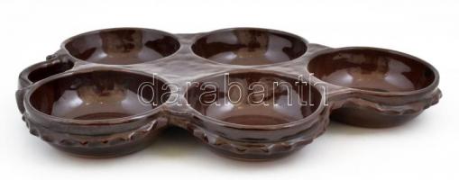 Kerámia kínáló tál 34x21 cm