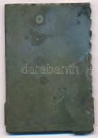 1957. Futó témájú, Br sport emlékplakett, festett magyar és lengyel zászlókkal, gravírozva "Bud...