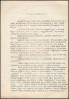 1918 Budai Munkás Torna Egylet közgyűlési jegyzőkönyve, aláírásokkal