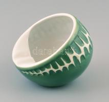 cca 1970 Zsolnay retro porcelán hamutál, jelzett, hibátlan, a Zsolnay jelzés mellett MÉH felirattal, m: 8,5 cm, d: 10 cm.