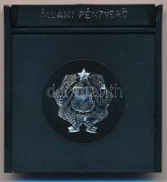 1981. "Naptár" Ag bélyegérem "Állami pénzverő" feliratú műanyag tokban (0.835/37...