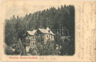 1900 Stószfürdő, Stoósz-fürdő, Kúpele Stós; Mária villa / villa