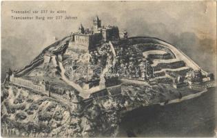 1907 Trencsén, Trencín; vár 237 év előtt / castle 237 years ago