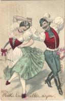 1911 Hungarian folk dance