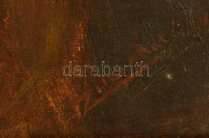 Zilzer Antal (1860-1921): Férfi portré. Olaj, vászon, jelzett,  52×41 cm