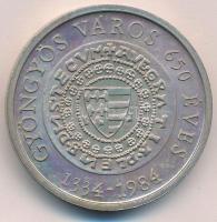 Bognár György (1944-) 1984. "MÉE Gyöngyös / 650 éves Gyöngyös - Róbert Károly" jelzett pie...