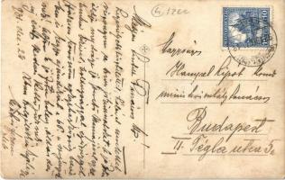 1931 Pilisszentkereszt, látkép, templom. photo