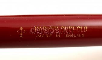 Parker töltőtoll 14 K aranyozott tollheggyel, Quink tintával