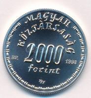 1998. 2000Ft Ag "Eötvös Lóránd" kapszulában, tanúsítvánnyal T:BU Adamo EM156