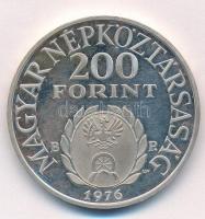 1976. 200Ft Ag "II. Rákóczi Ferenc" T:1 (eredetileg PP) Adamo EM48