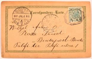 1901 Arca, Ferenczy Ida (1839-1928) Erzsébet királyné, Sisi (1837-1898) felolvasónőjének saját kézze...