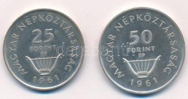 1961. 25Ft Ag + 50Ft Ag "Liszt" pár T:1
Adamo EM7, EM8