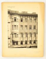 cca 1900 Wiener Neubauten. Nagy méretű fotók a bécsi építészetről. hiányos mappa 58 db feliratozott ...