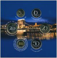 2009. 5Ft-200Ft (6xklf) "Lánchíd" forgalmi sor szettben T:PP Adamo FO43.1