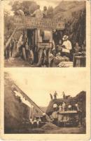 1911 Zsombolya, Hatzfeld, Jimbolia; cséplés a A nagyközség Elektromos Műve, Ganz-féle Villamossági rt. üzemvezetősége cséplőgépén / threshing machine (EK)
