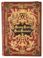 Moderne Kunst in Meister-Holzschnitten. Nach Gemalden und Sculpturen Berühmter Meister Der Gegenwart. XVII. Band. Berlin, é.n. [cca 1900], Rich. Bong. Kiadói festett egészvászon borító, egész- és kétoldalas illusztrációkkal. Német nyelvű könyv a modern művészetről a XIX. század végéről.  / Book about the modern art in german language, with one and two full-pages illustrations, from the end of the 19th century. 42 cm