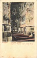 Budapest I. Zsigmond kápolna a várban, belső. Taussig A. 5699.