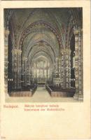 Budapest I. Mátyás templom, belső. Taussig A. 5700.