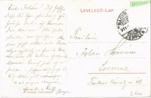 1911 Nagymihály, Michalovce; Kossuth Lajos utca, gyerekek csoportképe / street, children's grou...