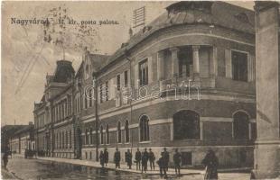 Nagyvárad, Oradea; M. kir. posta palota. Rigler József Ede rt. kiadása / postal palace  (Rb)