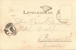 1902 Szolnok, Tisza-part, templomok, zsinagóga. Szigeti H. udv. fényképész kiadása