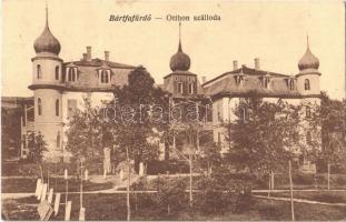 1916 Bártfa, Bártfafürdő, Bardejovské Kúpele, Bardiov, Bardejov; Otthon szálloda. Salgó Mór kiadása / hotel (EK)