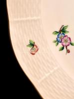 Herendi Eton mintás lapostányér ( 5 db), kézzel festett, jelzett, apró kopásnyomokkal, d: 22,5 cm (5...