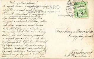 1914 Kolozsvár, Cluj; katolikus ünnep pappal / Catholic feast with priest. photo