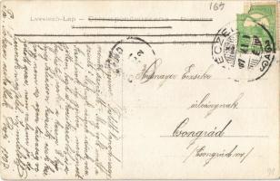 1907 Szliács, Sliac; úri társaság / gentlemen and ladies. photo (EK)