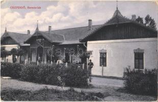 1917 Csízfürdő, Kúpele Cíz; Hermin lak. Szoyka Pál kiadása / villa (EK)