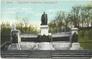 Kiev, Monument a lEmpereur dAlexandre II / statue