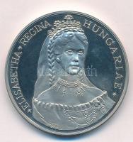 Kelemen Kristóf (1922-2001) 1987. "MÉE / Erzsébet királyné születésének emlékére" ezüstözö...